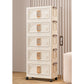 Foldable Storage Box With Lid, 1-5 layers of holders with wheels for kitchen, bedroom, bathroom, warehouse, kitchen, home storage, stackable organizer🗄️