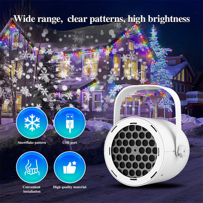 🎁🔥Best Christmas Gift-Up to 50% OFF🎅16-Pattern USB Christmas Projector Light