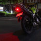 🔦 Wireless Rechargeable Vibration-Sensing Strobe Light — 7-Colour LED Safety Beacon for Cars, Bikes, Motorbikes & Outdoor Use 🚴‍♂️🚗✨