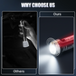 Multi-Functional Rechargeable Mini Keychain Flashlight