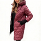 ⏳Time-Limited Special⏰Women's Long Quilted Hooded Puffer Coat🧥