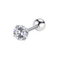 Women's Titanium Brilliant Stud Earrings