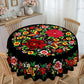 🔥Hot Sale🔥Mexican Floral Tablecloth With Scalloped Edge🌸