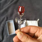 💖 Eternal Love Metal Crystal Rose