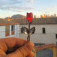 💖 Eternal Love Metal Crystal Rose