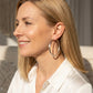 Diamond-Cut Hoop Earrings for Women
