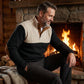 📢50%  OFF !! ⏰Men's Colorblock Button-Neck Sweater