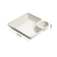 📢📢50%  OFF !!! ⏰Snack and Appetizer Plate with Sauce Holder