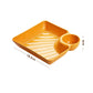 📢📢50%  OFF !!! ⏰Snack and Appetizer Plate with Sauce Holder