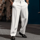 💎 50% OFF! 💎 Men’s Casual Pleated Wide-Leg Pants – Breathable Polyester, Modern Silhouette & Functional Pockets 👖✨