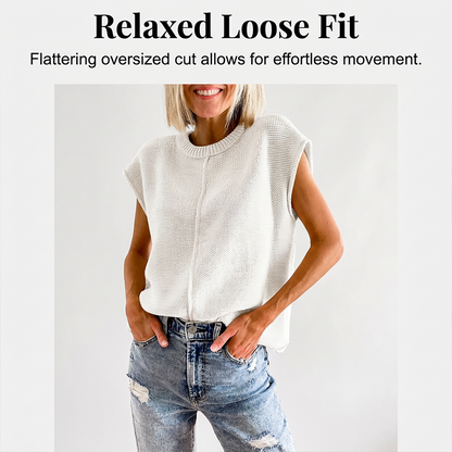 Women's Sleeveless Knit Sweater Vest