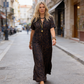 💞New arrival 50% OFF for a Limited Time!!👗WOMEN'S V-NECK LEOPARD PRINT MAXI DRESS! 💎