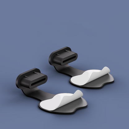 Self-adhesive dust plug to prevent loss for Type-C ports