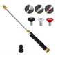 🚿 High-pressure water gun – 3 interchangeable nozzles, durable aluminium alloy & powerful ✨