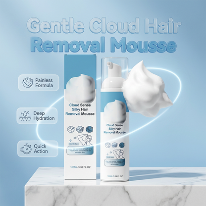 ⏰ Flash Sale! 50% Off⏰Cloud Sense Silky Hair Removal Mousse