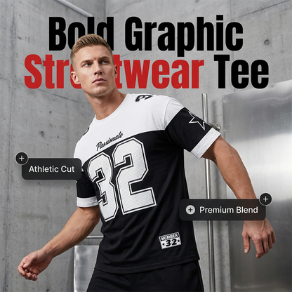 💥🔥Selling fast! Men's Casual Graphic Print T-Shirt 🔥