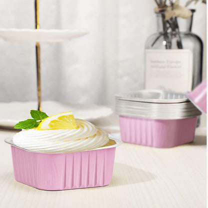 🧁 LIMITED-TIME 50% OFF! ✨ 10 PCS Aluminum Baking Cups – with Lids, Oven & Air Fryer Safe, Disposable ✨