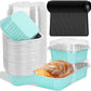 🧁 LIMITED-TIME 50% OFF! ✨ 10 PCS Aluminum Baking Cups – with Lids, Oven & Air Fryer Safe, Disposable ✨