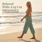 📢📢50% off new arrivals - Women's Solid-Color Pleated Cotton - Linen Cropped Pants