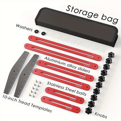 ⏳Time-Limited Special⏰Adjustable Stair Tread Template Tool Set