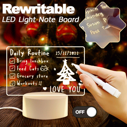 The Perfect Gift - A Reusable Drawing Board Set with LED Light