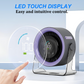 🏆2026 Desk Fan – USB Rechargeable with LED Display 📊 | 100 Speeds, 120° Tilt & Full Oscillation ↔️ | Ultra-Quiet for Bedroom 😴, Office 🖥️ & Camping 🏕️ | Up to 24H Battery ⚡