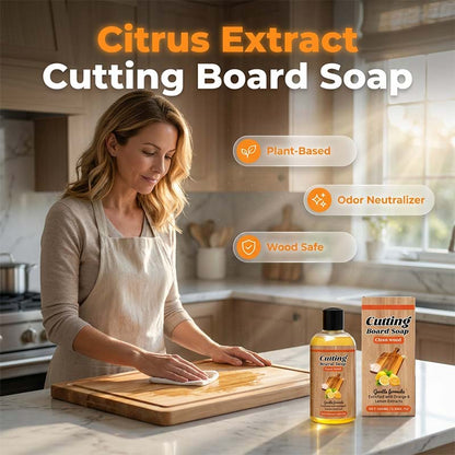 Cutting Board Soap with Lemon & Orange Extracts