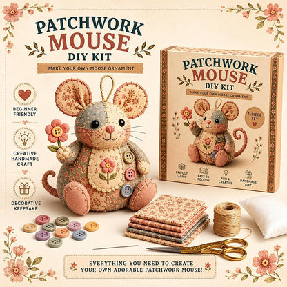 ⏰🔥50%OFF💝Handcrafted Vintage Mouse Plush Sewing Kit