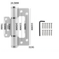 Auto-Closing Hydraulic Invisible Door Hinge