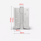 Auto-Closing Hydraulic Invisible Door Hinge