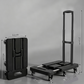 Foldable Utility Cart with Telescopic Handle and Smooth Wheels