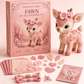 📢📢50% OFF !! ⏰Pink Enchanted Forest DIY Felt Patchwork Kit