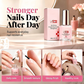 ✨3-in-1 Nail Strengthener Treatment, Repair Serum for Weak Soft Cracked Nails, Smooth Shiny Nail Hardener for Damaged Nails