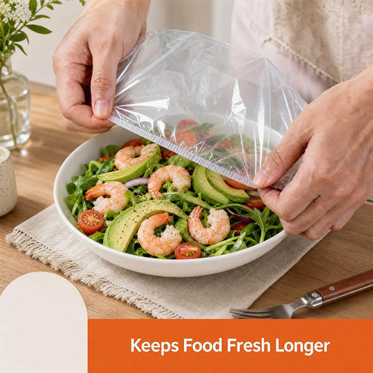 🔥Limited time  50% off！🍽️ Disposable Stretch Bowl Covers – Keep Food Fresh & Protected Easily