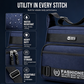 Men's Large Capacity Multi-Pocket Crossbody Bag