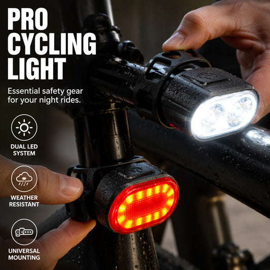 ⏳Limited-time 50% off⏰USB Rechargeable Bike Light Set🚲🔦