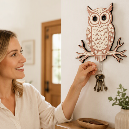 Decorative Owl Key Holder