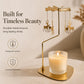 ⏳Limited-time 50% off⏰Decorative Gold Rotary Candle Holder🕯️✨
