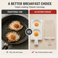 🥳2026 HOT SALE🥳💞50K+ SOLD! 🥚🎁 50% OFF! Microwave Egg Cooker ! 40s cooking, dual compartments & food-grade PP. Healthier than frying – stock up & save! 🏠✅