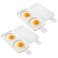 🥳2026 HOT SALE🥳💞50K+ SOLD! 🥚🎁 50% OFF! Microwave Egg Cooker ! 40s cooking, dual compartments & food-grade PP. Healthier than frying – stock up & save! 🏠✅