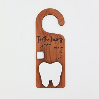 Wooden Tooth Fairy Door Hanger