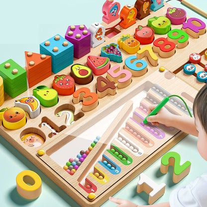 8-in-1 Interactive Learning Board For Toddlers
