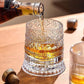 🥃🔥 50% OFF! 360° Rotating Whiskey Glass Tumbler – Smooth Swivel Base, Crystal Clear Glass, Heavy Bottom for Balanced Sipping ✨