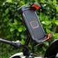 📱 Bike mount with shock absorption – 4-axis, mechanical lock, one-handed operation. Perfect for e-bikes! 🚴‍♂️🔒