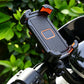 📱 Bike mount with shock absorption – 4-axis, mechanical lock, one-handed operation. Perfect for e-bikes! 🚴‍♂️🔒