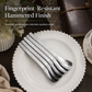 🥄 LIMITED‑TIME 50% OFF! 🍮 Stainless Steel Hammered Dessert Spoon 🍽️