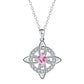 ☘️ Celtic Knot Birthstone Necklace – Personalized Elegance for Every Look