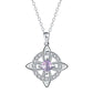 ☘️ Celtic Knot Birthstone Necklace – Personalized Elegance for Every Look