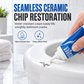 🚽50% OFF NOW! White Toilet Porcelain Repair Cream – Waterproof Chip Scratch Repair Paste, Restore Ceramic Sink Bathtub & Tile Surface