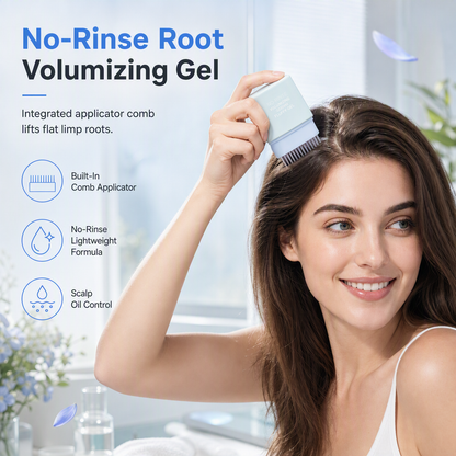 💇 Root Volumizing Gel Comb | No-Rinse